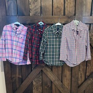 Ralph Lauren, set of 4 boys size 4T button down shirts